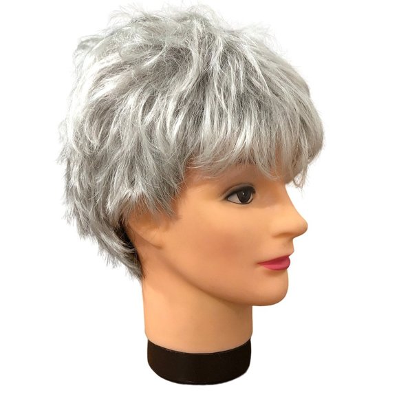Toni Brattin Wig Light Grey Short 16359C Attitude main image 5